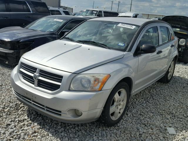 1B3HB48B07D343633 - 2007 DODGE CALIBER SX SILVER photo 2