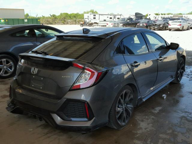 SHHFK7H43HU208423 - 2017 HONDA CIVIC SPOR GRAY photo 4
