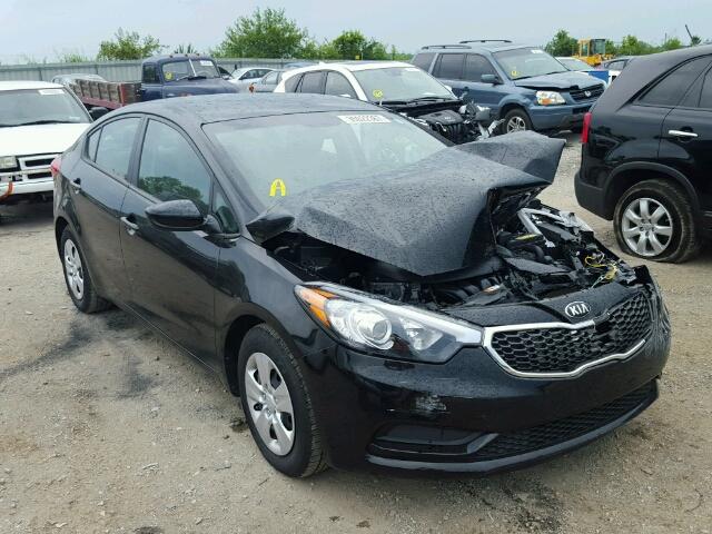 KNAFK4A66G5534645 - 2016 KIA FORTE BLACK photo 1