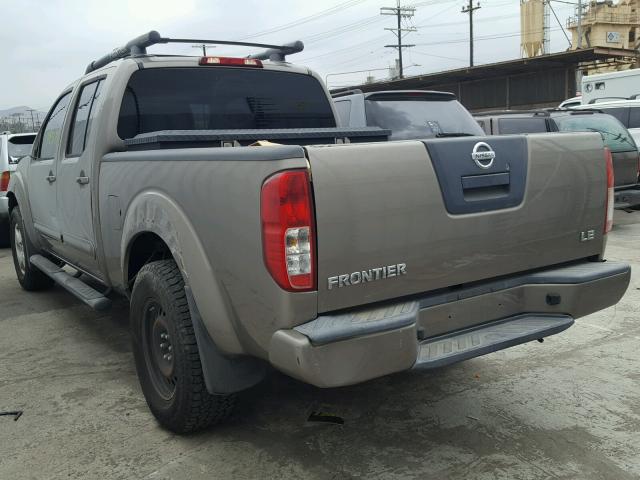 1N6AD09UX7C405786 - 2007 NISSAN FRONTIER C BROWN photo 3