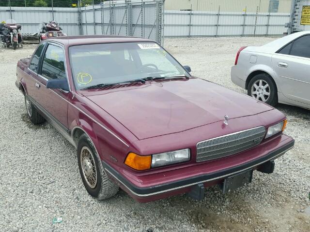 1G4AH11N8KG407633 - 1989 BUICK CENTURY CU MAROON photo 1