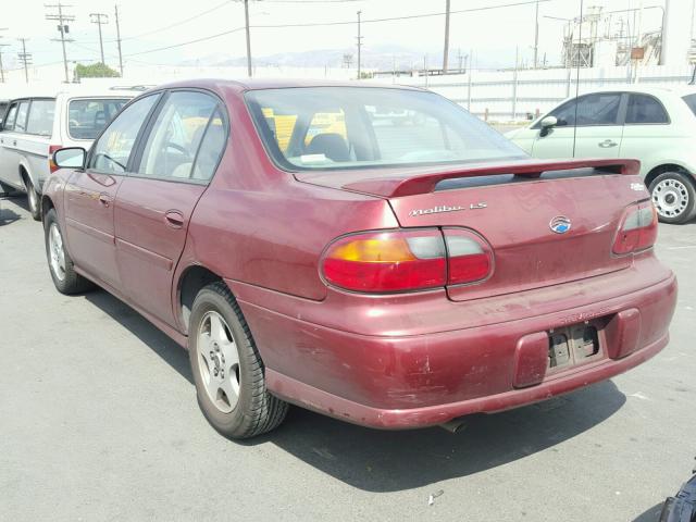 1G1NE52J83M679290 - 2003 CHEVROLET MALIBU LS 栗色 照片 3