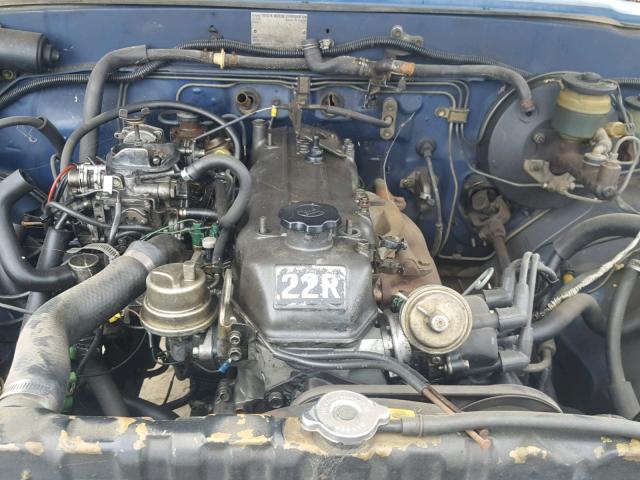 JT4RN60S4E5027788 - 1984 TOYOTA PICKUP RN6 BLUE photo 7