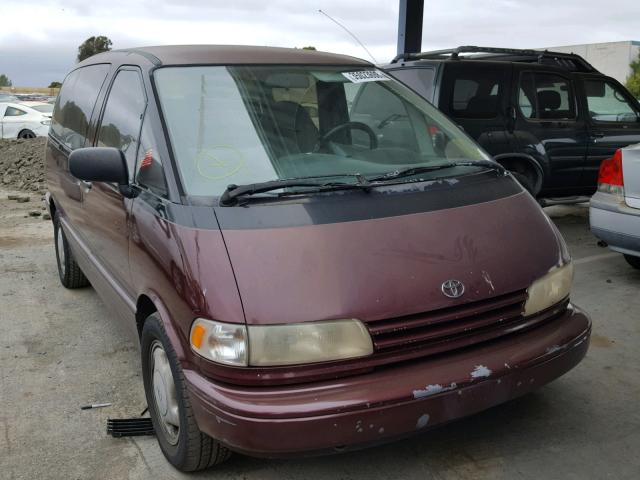 JT3AC12R9M0055859 - 1991 TOYOTA PREVIA LE BURGUNDY photo 1