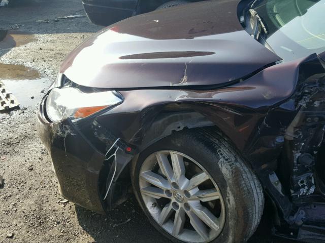 4T1BK1EB6EU129665 - 2014 TOYOTA AVALON BAS BURGUNDY photo 10