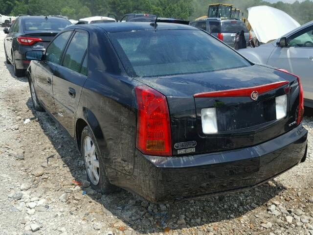 1G6DM57T860142739 - 2006 CADILLAC CTS BLACK photo 3