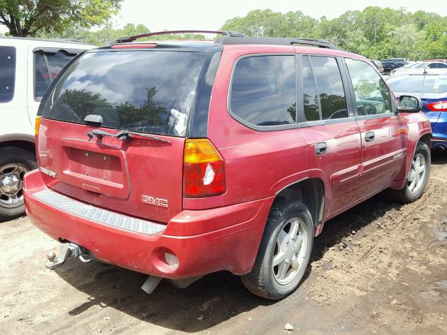 1GKDT13S132372889 - 2003 GMC ENVOY RED photo 4