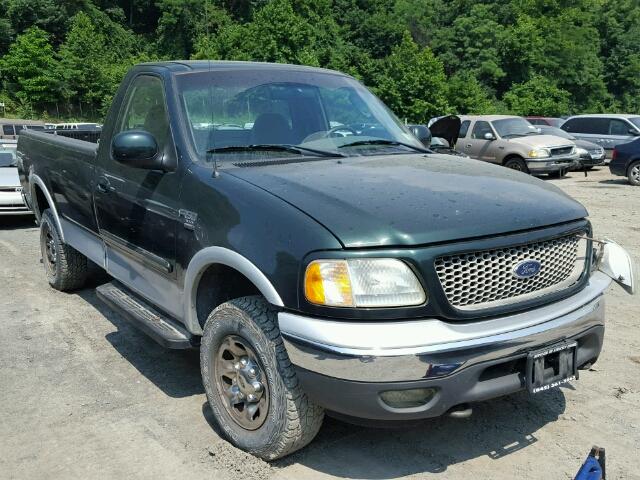 2FTPF18L52CA50485 - 2002 FORD F150 GREEN photo 1