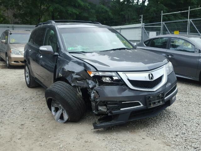 2HNYD2H64AH510063 - 2010 ACURA MDX TECH GRAY photo 1