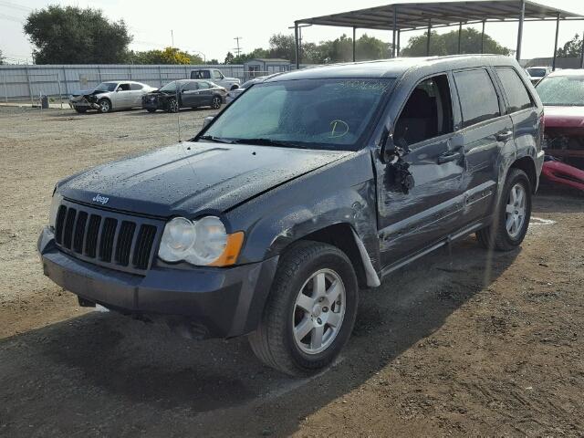 1J8GR48K28C145402 - 2008 JEEP GRAND CHER BLUE photo 2