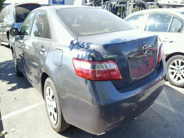 4T1BE46K17U657821 - 2007 TOYOTA CAMRY CE/L CHARCOAL photo 3