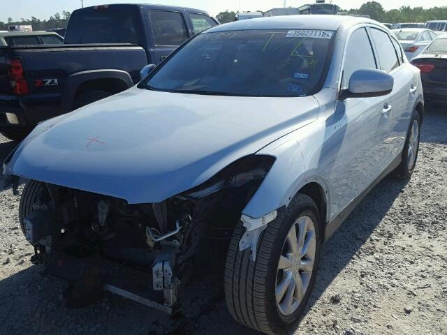 JN1AJ0HP4BM800303 - 2011 INFINITI EX35 BASE BLUE photo 2
