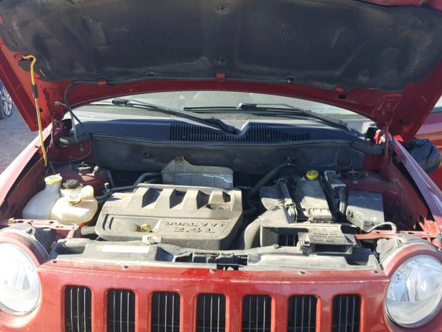 1J4FF47B99D220602 - 2009 JEEP COMPASS SP RED photo 7