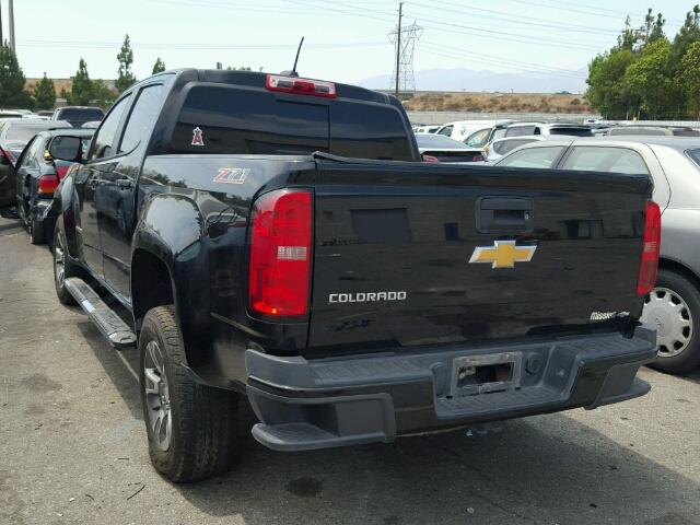 1GCGSDE30G1202912 - 2016 CHEVROLET COLORADO BLACK photo 3