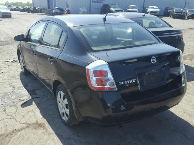 3N1AB61E98L611187 - 2008 NISSAN SENTRA 2.0 BLACK photo 3