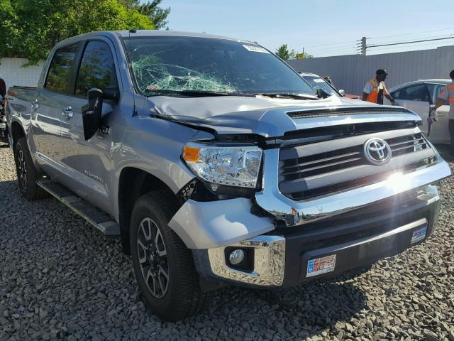 5TFDY5F1XFX486825 - 2015 TOYOTA TUNDRA CRE SILVER photo 1