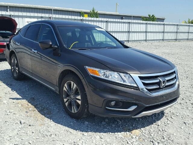 5J6TF2H58EL002375 - 2014 HONDA CROSSTOUR BROWN photo 1