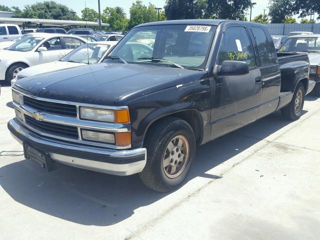 2GCEC19K4P1167841 - 1993 CHEVROLET CK1500 BLACK photo 2