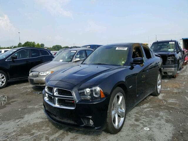 2C3CDXCT2EH122656 - 2014 DODGE CHARGER R/ BLACK photo 2