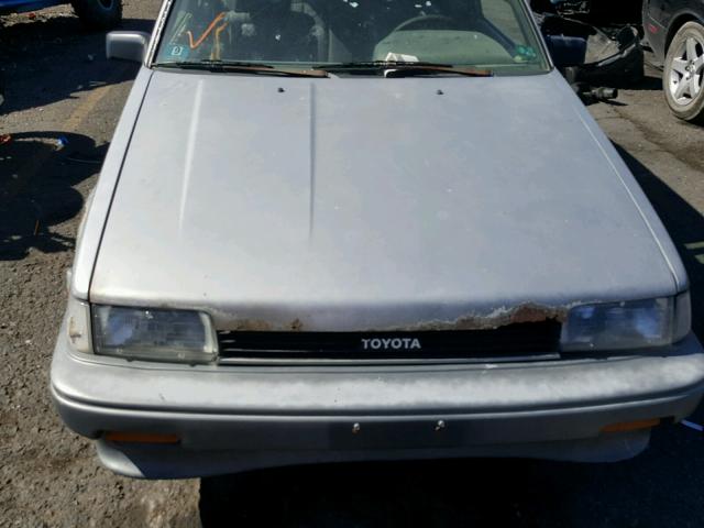 1NXAE82G7JZ543589 - 1988 TOYOTA COROLLA FX GRAY photo 7