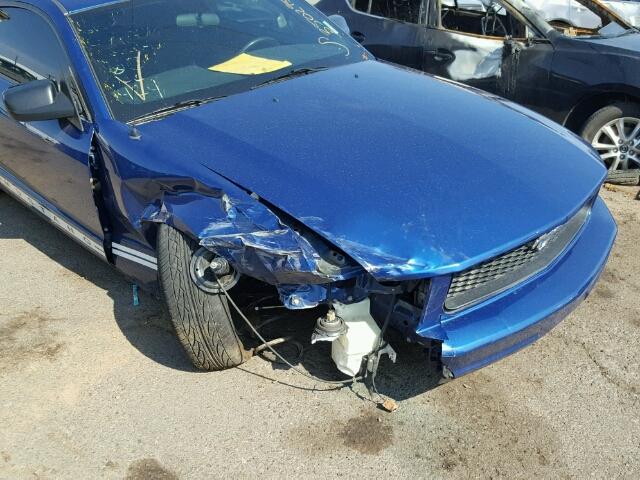 1ZVFT80N575357051 - 2007 FORD MUSTANG BLUE photo 9