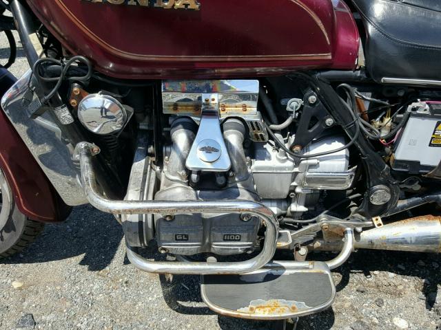 1HFSC0207CA215456 - 1982 HONDA GL1100 RED photo 7