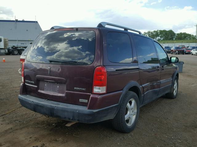 1GMDX33L56D207856 - 2006 PONTIAC MONTANA SV MAROON photo 4