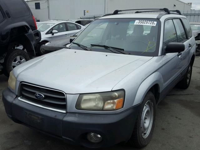 JF1SG63694H732597 - 2004 SUBARU FORESTER 2 SILVER photo 2