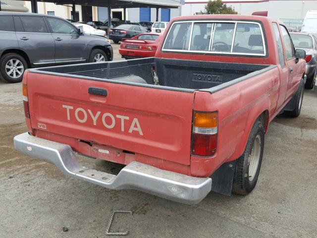 JT4VN93D9M5019861 - 1991 TOYOTA PICKUP 1/2 RED photo 4