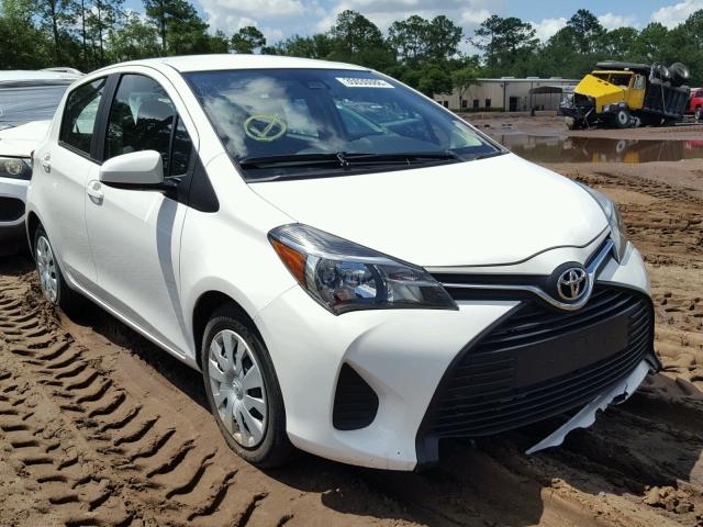 VNKKTUD32HA082659 - 2017 TOYOTA YARIS L WHITE photo 1