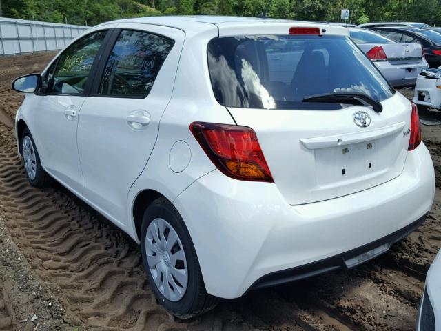 VNKKTUD32HA082659 - 2017 TOYOTA YARIS L WHITE photo 3