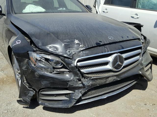 WDDZF4JB7HA288768 - 2017 MERCEDES-BENZ E 300 BLACK photo 9