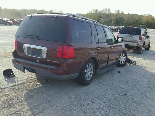 5LMFU27R63LJ48552 - 2003 LINCOLN NAVIGATOR BURGUNDY photo 4