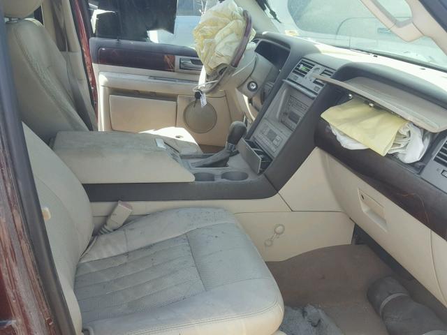 5LMFU27R63LJ48552 - 2003 LINCOLN NAVIGATOR BURGUNDY photo 5