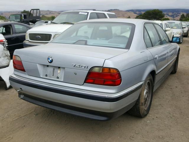 WBAGF832XWDL52395 - 1998 BMW 740 I AUTO SILVER photo 4