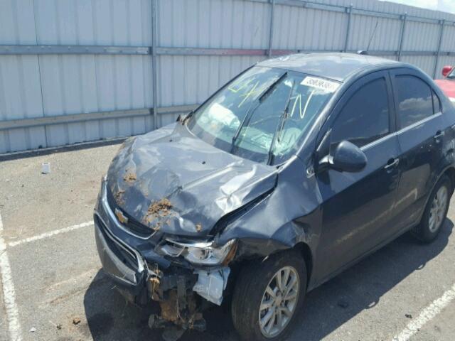 1G1JD5SH7H4126894 - 2017 CHEVROLET SONIC LT BLACK photo 9