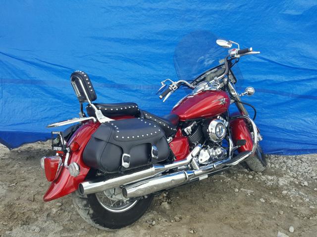 JYAVM01E39A125971 - 2009 YAMAHA XVS650 A RED photo 4