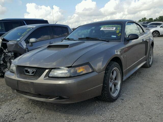 1FAFP42X02F182988 - 2002 FORD MUSTANG GT GRAY photo 2