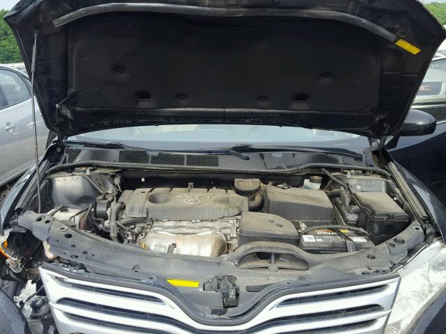 4T3ZE11A49U016684 - 2009 TOYOTA VENZA BASE BLACK photo 7