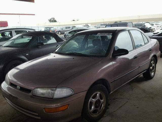 1Y1SK5363PZ016873 - 1993 GEO PRIZM BASE PURPLE photo 2