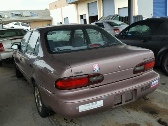 1Y1SK5363PZ016873 - 1993 GEO PRIZM BASE PURPLE photo 3