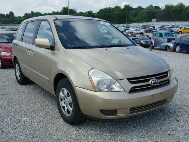 KNDMB133176126253 - 2007 KIA SEDONA EX BEIGE photo 1