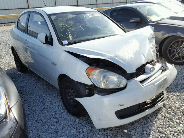 KMHCM3AC6AU182224 - 2010 HYUNDAI ACCENT BLU WHITE photo 1