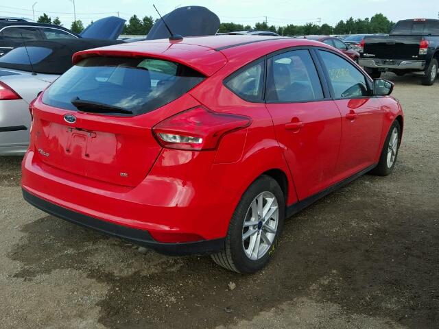 1FADP3K29FL302347 - 2015 FORD FOCUS RED photo 4