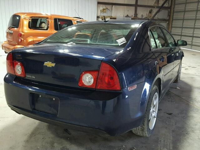 1G1ZB5E1XBF146558 - 2011 CHEVROLET MALIBU LS BLUE photo 4