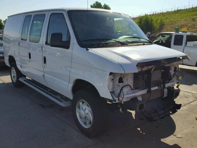 1FTNE2EW3EDA42811 - 2014 FORD ECONOLINE WHITE photo 1