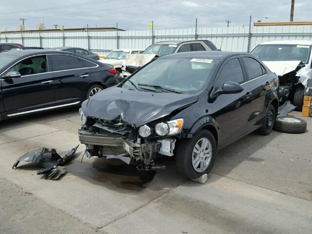 1G1JC5SH8G4185857 - 2016 CHEVROLET SONIC LT BLACK photo 2