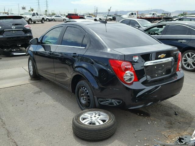 1G1JC5SH8G4185857 - 2016 CHEVROLET SONIC LT BLACK photo 3