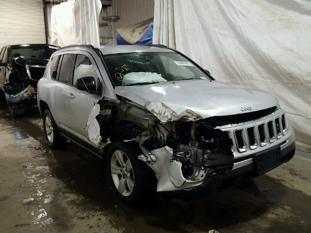 1C4NJDBB5CD685019 - 2012 JEEP COMPASS SP SILVER photo 1