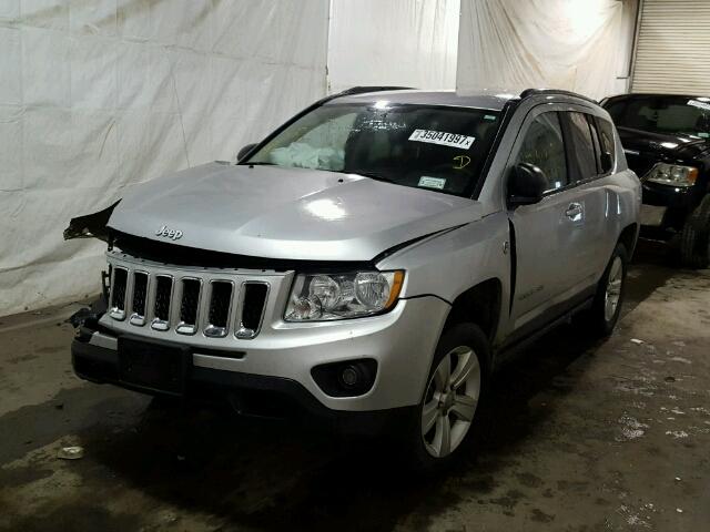 1C4NJDBB5CD685019 - 2012 JEEP COMPASS SP SILVER photo 2